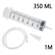 300ml Syringe Plastic Large for Measuring +1M Handy Tube Hydroponics Reusable-.-