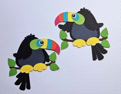 Toucan Set. Scrapbook, Card Making Paper Piecing