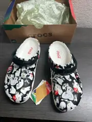 Crocs Classic Men’s Size 12 "Coca-Cola" (209314-100) Clogs New Black /White