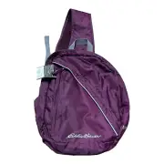 Eddie Bauer Cruiser 10L Sling Stow at Crossbody Hiking Backpack Dk Violet 2376