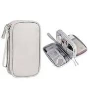 Double Layer Travel Portable Digital Product Storage Bag, U Disks Hard Disks Protective Cover, USB Data Cable Organizer