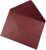 25 PCS Burgundy Pearlescent A7 Envelopes,5.35 x 7.7 inches, Perfect for 5x7 Weddings Invitation Cards,Birthday Greeting RSVP Invite