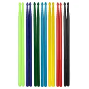 7 Pairs 5A Colorful Drumsticks Professional Practical Nylon Stick for Drum Set