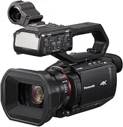 [Panasonic] X2000 4K Professional Camcorder Video Camera with 4K 10-bit 60p Recording, 24 X Optical Zoom, XLR Input, Leica Lens and 2 Manual Rings (HC-X2000GC)
