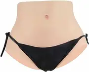 [ZSWN] Realistic Silicon Fake Vagina Panties Padded Push Up Sissy Underwear for Crossdressers Panty Male to Female Transgender