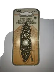 Vintage Trine Push Button Doorbell 1986 lighted. Made in U.S.A ~NOS~
