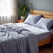 Royal Comfort 2000 Thread Count Bamboo Cooling Sheet Set Ultra Soft Bedding Light Blue (Single,Double, Queen, King)