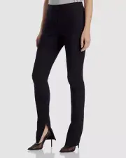 $350 Rag & Bone Women's Black Icons Rebecca Slim Leg Zip Cuff Pants Size 4
