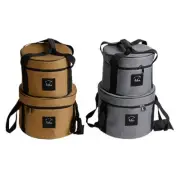 Camping Picnics Bags Travel Cookware Bags Tableware Storage Handbag Canister