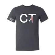 Coeburn Tool CT American Flag LG Logo Gray Short Sleeve T-Shirt w/ CT Logo 2XL
