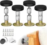 4 PCS Headboard Stoppers, Adjustable Bed Frame Anti-Shake Tool, Bedside