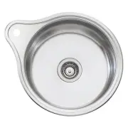 OLIVERI Solitaire Round Bowl Sink With Tap Landing LR515