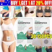 30-300PCS OzemPatch Herbal Health Detox Slimming Belly Pellet Weight Loss Patch