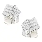 360 Rotating Makeup Storage Box Jewelry Organizer Rack for Bathroom Countertops