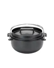 SNOW PEAK Cast Iron Oven 26cm, Cast Iron Oven