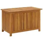 Outdoor Storage Box Garden Patio Shed Tool Chest Bench Seat Solid Acacia Wood