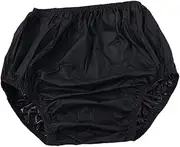 Adult Diaper Cover Incontinence Pants Convenient to Put on and Take Off Practical for Elderly Women Men Leak Protection, Black, XL