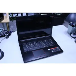 冠錡電腦 微星 17.5吋 電競遊戲筆電 I7-8750H 16GD4 雙硬碟 GTX1060 6G RGB鍵盤