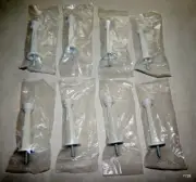 8 PCS Premium Rigid Zinc White Baseboard Stops RIGIDSTOP-W-8X
