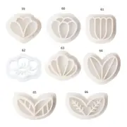 Jewelry Making Flower Clay Earrings Cutters Plastic Earrings Pendant Mold Tool