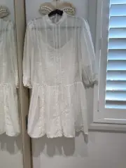 Decjuba white dress size 8. New with tags . Rrp $149