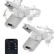 ELEGRP PQR10 Outdoor Smart Plug Waterproof IP66, WiFi Plug Compatible with Al