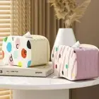 Multicolor Spring Tissue Box Versatile Paper Storage Box Extractable Tissue
