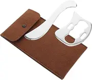 SHERCHPRY 1 set Stainless Steel Tools for Soft Tissue Massage Muscle Therapy Back Release Includes Felt Pouch for Convenient Storage and Travel Durable and Massage Scraping Tool