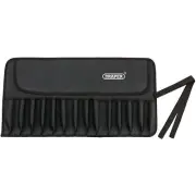 Draper 14 Division PVC Tool Roll With Bound Edges Size 675 x 330mm 72977