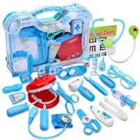 在飛比找momo購物網優惠-【CUTE STONE】兒童仿真小小醫生套裝玩具30件組(醫
