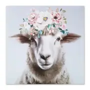 Sheep Hand Painting Canvas Print Picture Stretched Canvas 60x60cm Wall Art