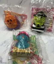 VINTAGE 1998 McDonald’s HAUNTED HALLOWEEN Happy Meal Grimace RONALD Hamburglar!