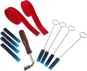CORHAD 1 Set Piano Tuning Kit with Tuning Wrench Damper Block Vocal Bands Damper Sticks Portable Easy to Use