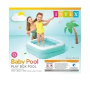 Intex 34in Square Baby Small Pool Softened at the Bottom