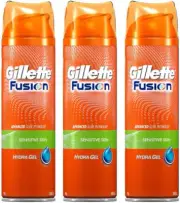 Gillette Hydra Gel Sensitive 3 x 195G