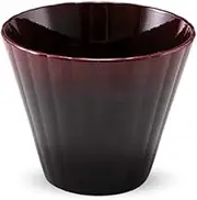 J-Kitchens 6-188-11 Miso Soup, Soup Bowl, Boiled Bowl, Flower Cup, Red Blush, Made in Japan