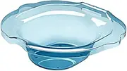 Pet Transparent Blue Sitz Bath Basin, Portable Care Tub, Hemorrhoid Soaking Pot, Ergonomic Design for Fits Standard Toilets, Easy Cleaning