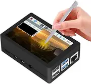 GeeekPi TFT 3.5 inch Touch Screen with Case for Raspberry Pi 4, Raspberry Pi Fan and Heatsinks, 320x480 Resolution LCD Display for Raspberry Pi 4 Model B (Raspberry Pi Board NOT Included)