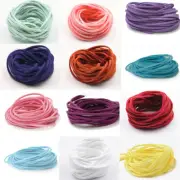 10 Yards Faux Suede String Leather Lace Flat Thread Velvet Cords Jewelry Beading