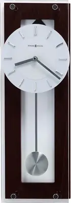 Adams Wall Clocks II, Espresso Finish - Silver Finished Pendulum, Wenge Style Ch