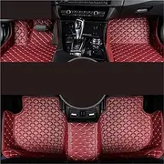 Car Front Floor Mats for KIA for Sportage 2 3 4 5 2004-2023 Custom Car Floor Mats Auto Carpets Foot Coche Accessorie(Red3,2023 Hybrid)