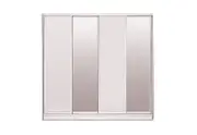 SPACEMASTER BABYLON Extra Large Robe with 2 Panel Doors and 2 Mirrored Doors