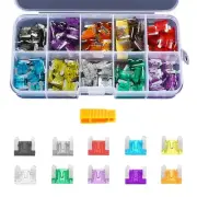 100pcs Automotive Low Profile Blade Fuse Assortment Kit Professional Blade