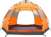 Camping Beach Tent Six Sides Breathable Tent Rainproof Anti-UV Camping Tents Automatic Outdoor Tent Picnic in The Park 3-4 Person for Outdoor Hiking Fishing