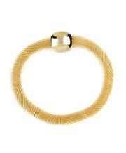 Brand NEW - Anne Klein Gold-Tone Textured Mesh Bracelet
