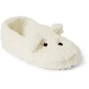 Brilliant Basics Women's Bear Slippers - Cream