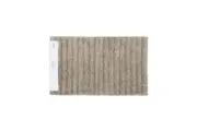 Algodon Polyester Lawson Plush Bath Runner Non-Slip Soft Mat Taupe 50x80cm