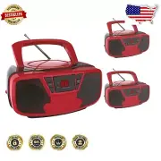 Compact Bluetooth Boombox with CD Player and AM/FM Radio - Ultimate Portability