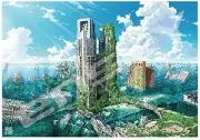 Ensky 1000pc Tokyo Fantasy Puzzle Metropolitan Gov't Building 1000T-159