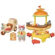 Epoch Sylvanian Families Fresh Hamburger Wagon Mi-91 Toy Dollhouse